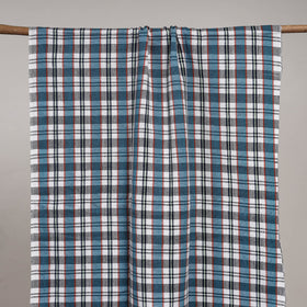 Handloom fine cotton checks bath towel 02 - handcrafted