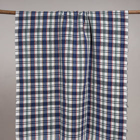 Handloom fine cotton checks bath towel 03 - handcrafted