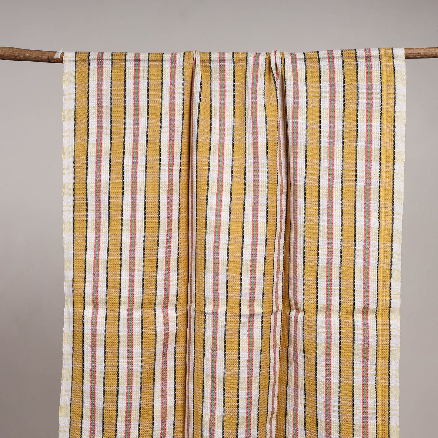 Handloom fine cotton checks bath towel 04 - handcrafted