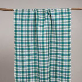 Handloom fine cotton checks bath towel 07 - handcrafted