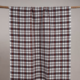 Handloom fine cotton checks bath towel 10 - handcrafted