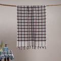 Handloom fine cotton checks bath towel 10 - handcrafted