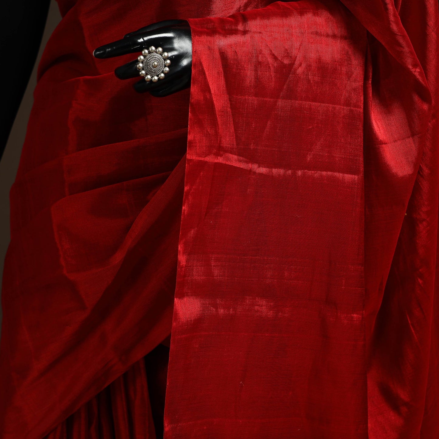 Handloom full tissue zari chanderi silk saree 16