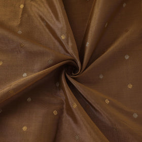 Handloom heavy tissue gold zari buti pure chanderi silk