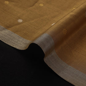 Handloom heavy tissue gold zari buti pure chanderi silk