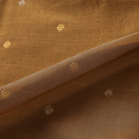 Handloom heavy tissue gold zari buti pure chanderi silk