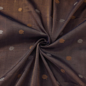 Handloom heavy tissue gold zari buti pure chanderi silk