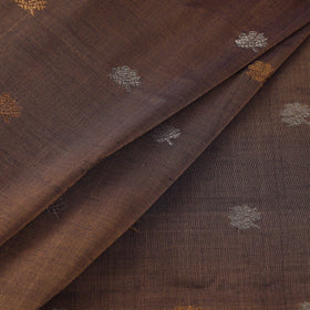Handloom heavy tissue gold zari buti pure chanderi silk