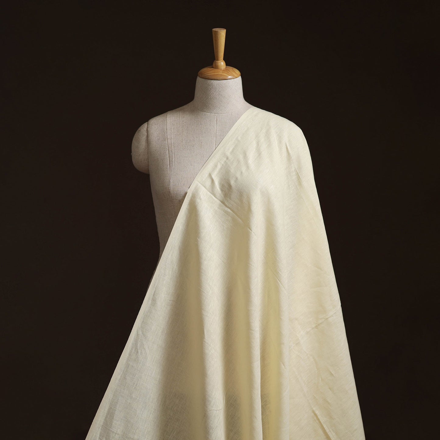 Handloom linen bhagalpuri fabric 03 - handcrafted