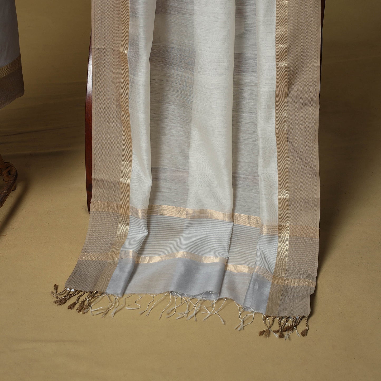 Handloom maheshwari silk 2pc unstitched dress material 15