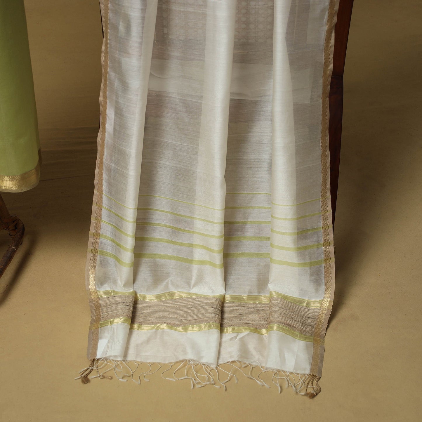 Handloom maheshwari silk 2pc unstitched dress material 41