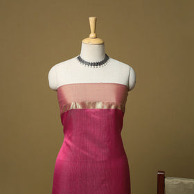 Handloom maheshwari silk 3pc unstitched dress material