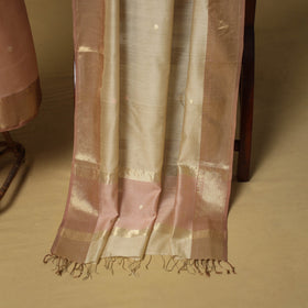 Handloom maheshwari silk buti work 2pc unstitched dress