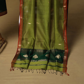 Handloom maheshwari silk buti work 2pc unstitched dress