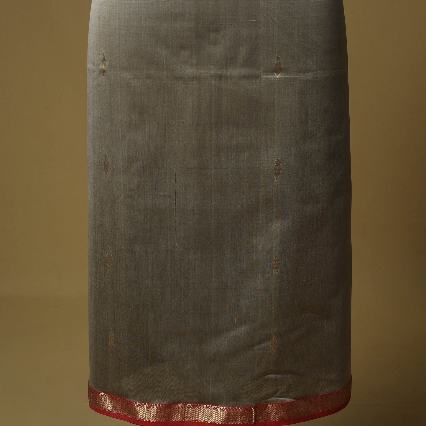 Handloom maheshwari silk buti work 2pc unstitched dress