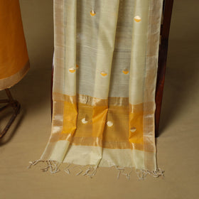 Handloom maheshwari silk buti work 2pc unstitched dress