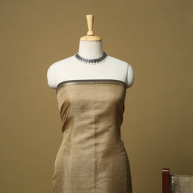 Handloom maheshwari silk tissue zari 2pc unstitched dress