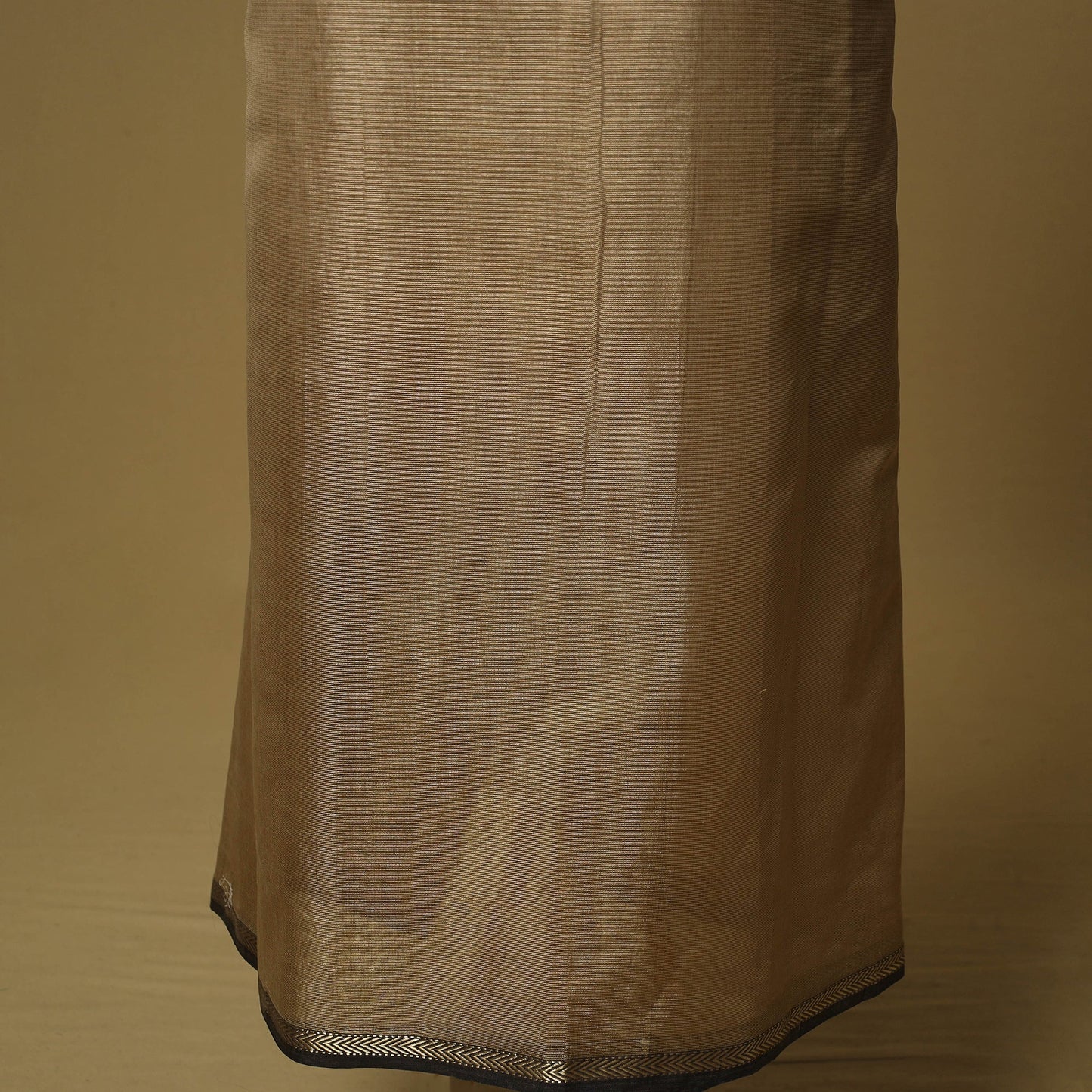 Handloom maheshwari silk tissue zari 2pc unstitched dress