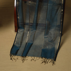 Handloom maheshwari silk tissue zari 2pc unstitched dress