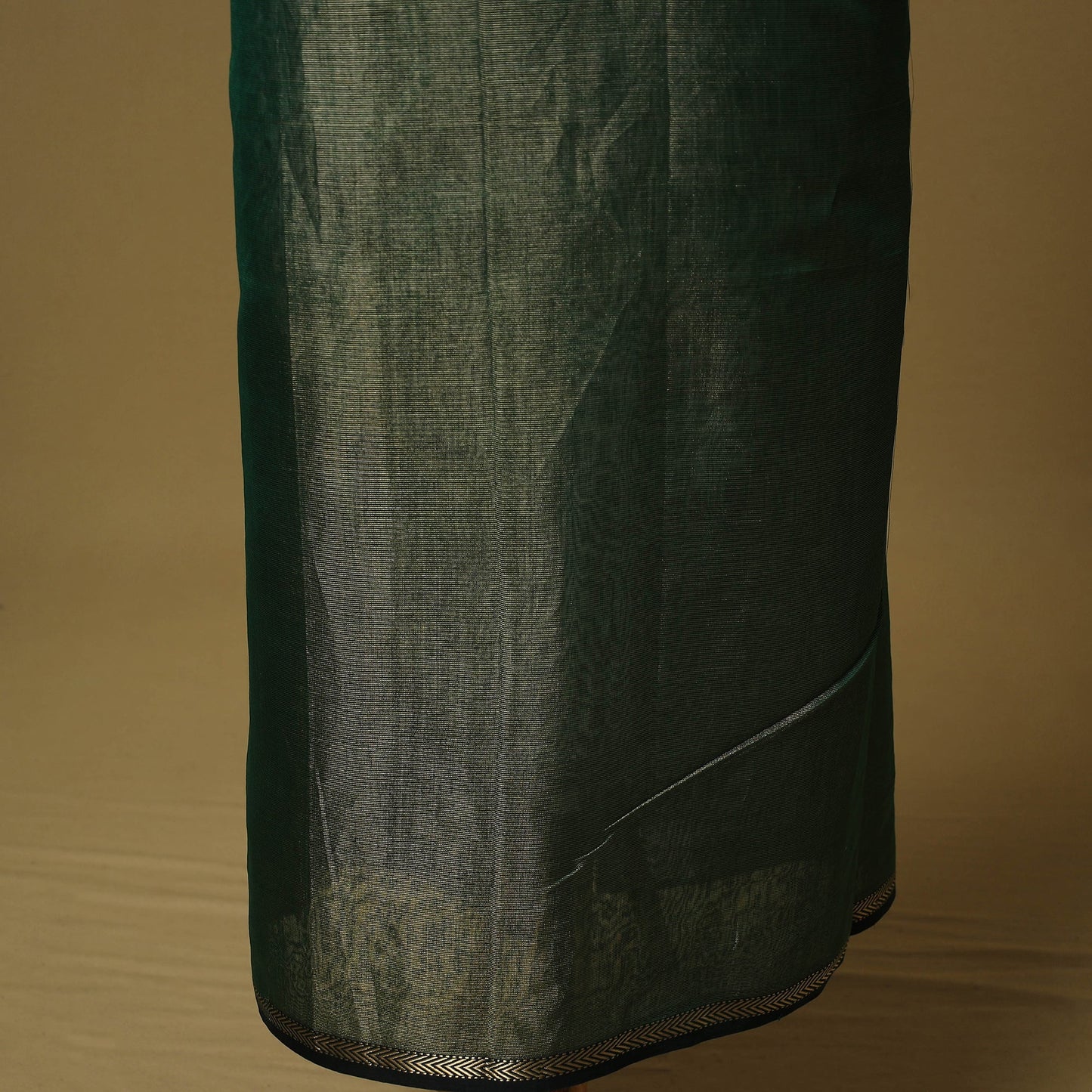 Handloom maheshwari silk tissue zari 2pc unstitched dress