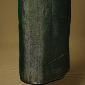 Handloom maheshwari silk tissue zari 2pc unstitched dress