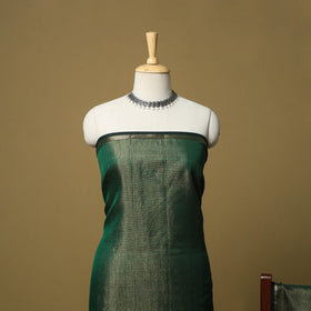 Handloom maheshwari silk tissue zari 2pc unstitched dress