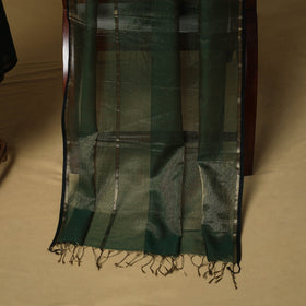 Handloom maheshwari silk tissue zari 2pc unstitched dress