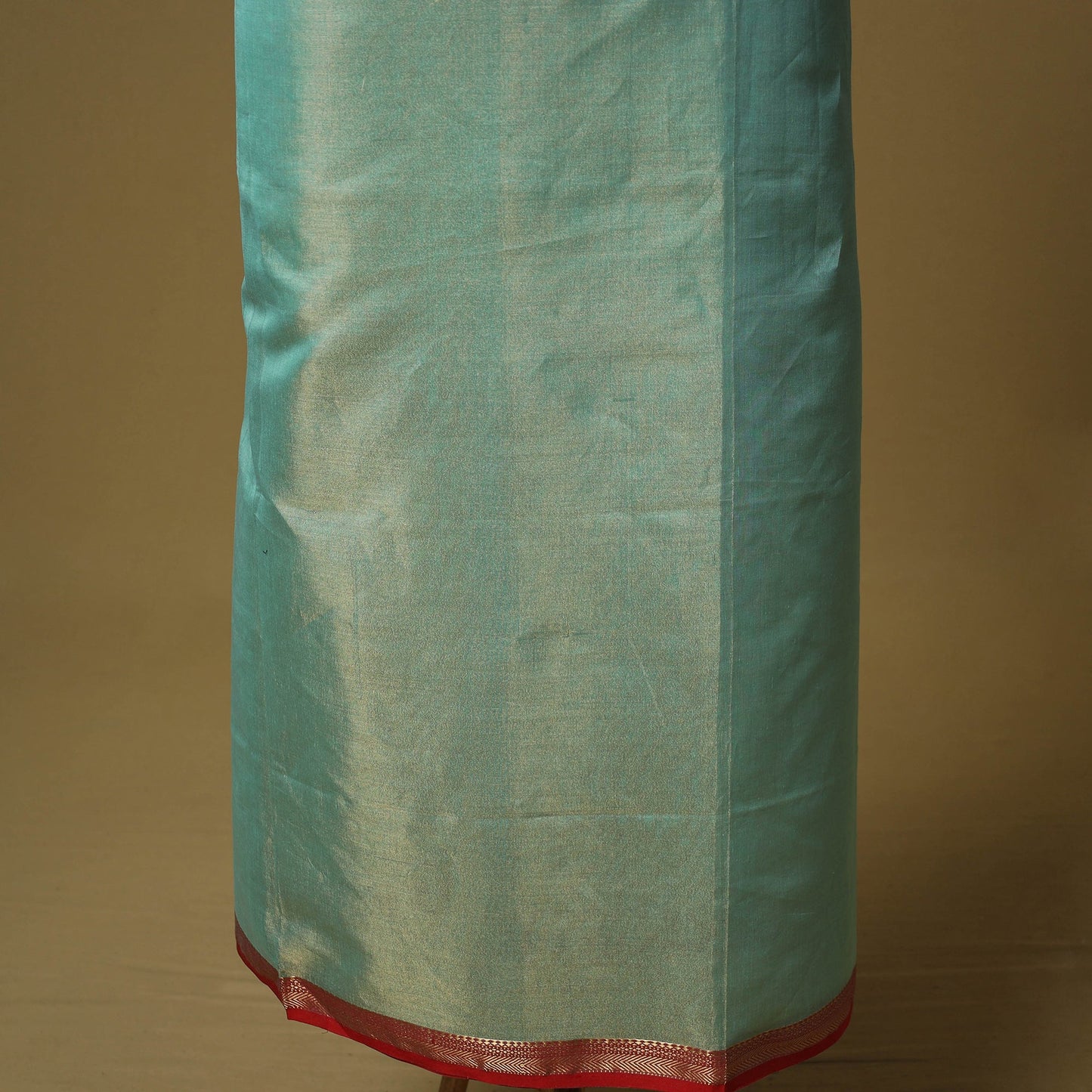 Handloom maheshwari silk tissue zari 2pc unstitched dress