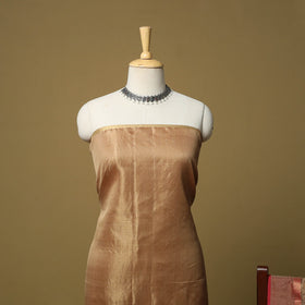 Handloom maheshwari silk tissue zari 2pc unstitched dress