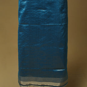 Handloom maheshwari silk tissue zari stripes 2pc unstitched