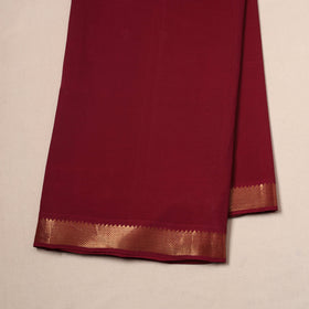 Handloom mangalagiri cotton fabric with nizam zari border