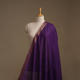 Handloom mangalagiri cotton fabric with nizam zari border