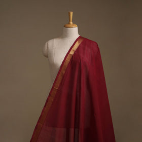 Handloom mangalagiri cotton fabric with nizam zari border