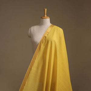 Handloom mangalagiri cotton fabric with nizam zari border