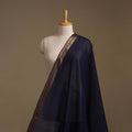 Handloom mangalagiri cotton fabric with nizam zari border