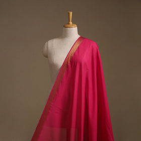 Handloom mangalagiri cotton fabric with nizam zari border
