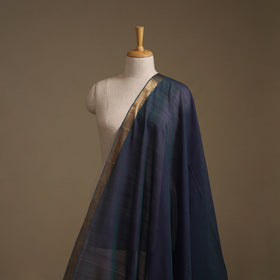 Handloom mangalagiri cotton fabric with nizam zari border