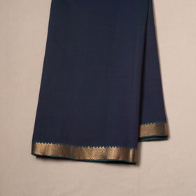 Handloom mangalagiri cotton fabric with nizam zari border
