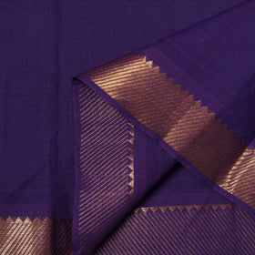 Handloom mangalagiri cotton fabric with nizam zari border