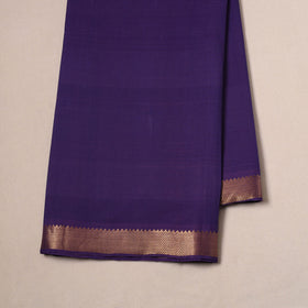 Handloom mangalagiri cotton fabric with nizam zari border