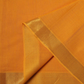 Handloom mangalagiri cotton fabric with nizam zari border