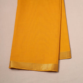 Handloom mangalagiri cotton fabric with nizam zari border