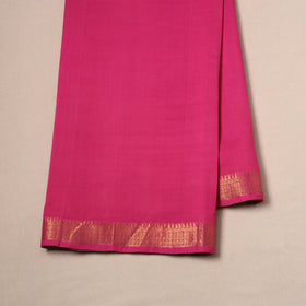 Handloom mangalagiri cotton fabric with nizam zari border