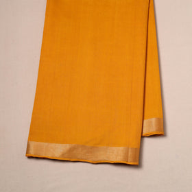 Handloom mangalagiri cotton fabric with nizam zari border