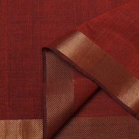 Handloom mangalagiri cotton fabric with nizam zari border