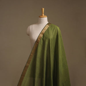 Handloom mangalagiri cotton fabric with nizam zari border