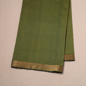 Handloom mangalagiri cotton fabric with nizam zari border