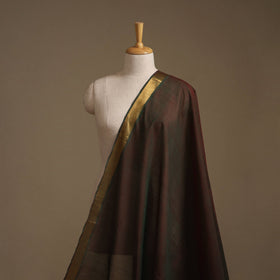 Handloom mangalagiri cotton fabric with nizam zari border