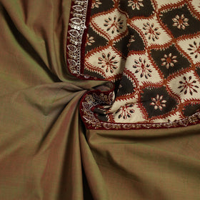 Handloom mangalagiri patchwork cotton unstitched kurta