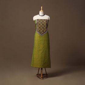 Handloom mangalagiri patchwork cotton unstitched kurta